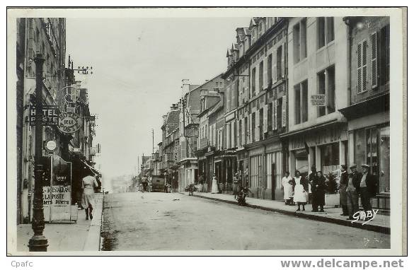 CPA ST HILAIRE DU HARCOUET : RUE DE MORTAIN - Saint Hilaire Du Harcouet