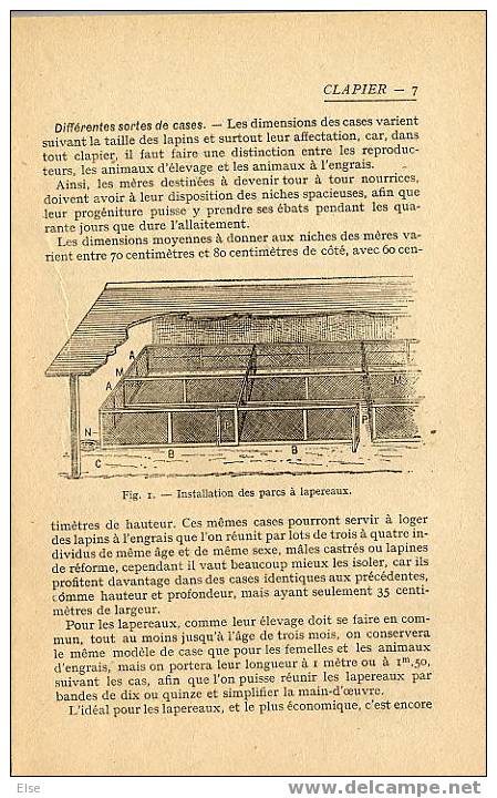 LAPIN   -  VOUS SEREZ TOUT SUR LE LAPIN  -  ELEVAGE ALIMENTATION ETC.... -  LIVRET 40 PAGES  -  PARUTION ? - Animaux