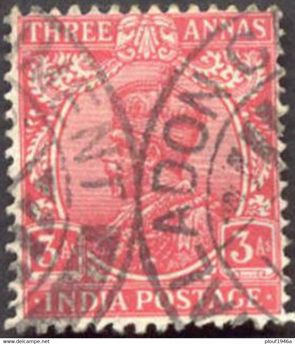 Pays : 230,3 (Inde Anglaise : Empire)  Yvert Et Tellier N° :  117 A (o) - 1911-35 Roi Georges V