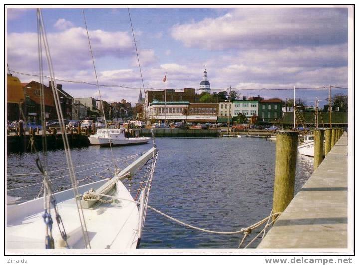 CARTE POSTALE DE ANNAPOLYS CITY DOCKS - Annapolis