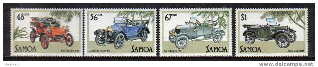 NB64 - SAMOA , AUTO N. 576/579  *** - Samoa (Staat)