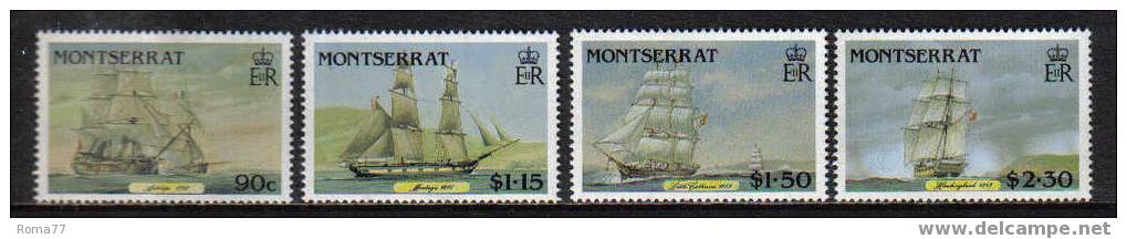 NB108 - MONTSERRAT , VELIERI  N. 624/627  *** - Montserrat