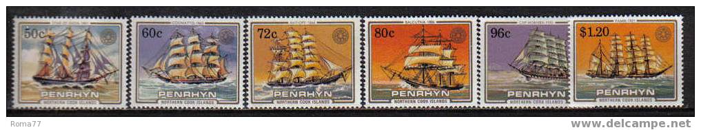 NB110 - PENRHYN , VELIERI  N. 284/289  *** - Other (Sea)