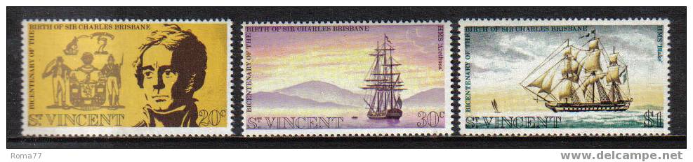 NB134 - ST. VINCENT , SERIE  N. 323/325  *** - Other (Sea)