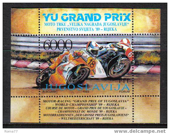 NB200 - YUGOSLAVIA , WORLD CHAMPIONSHIP 89 : BF 18   *** - Motorbikes