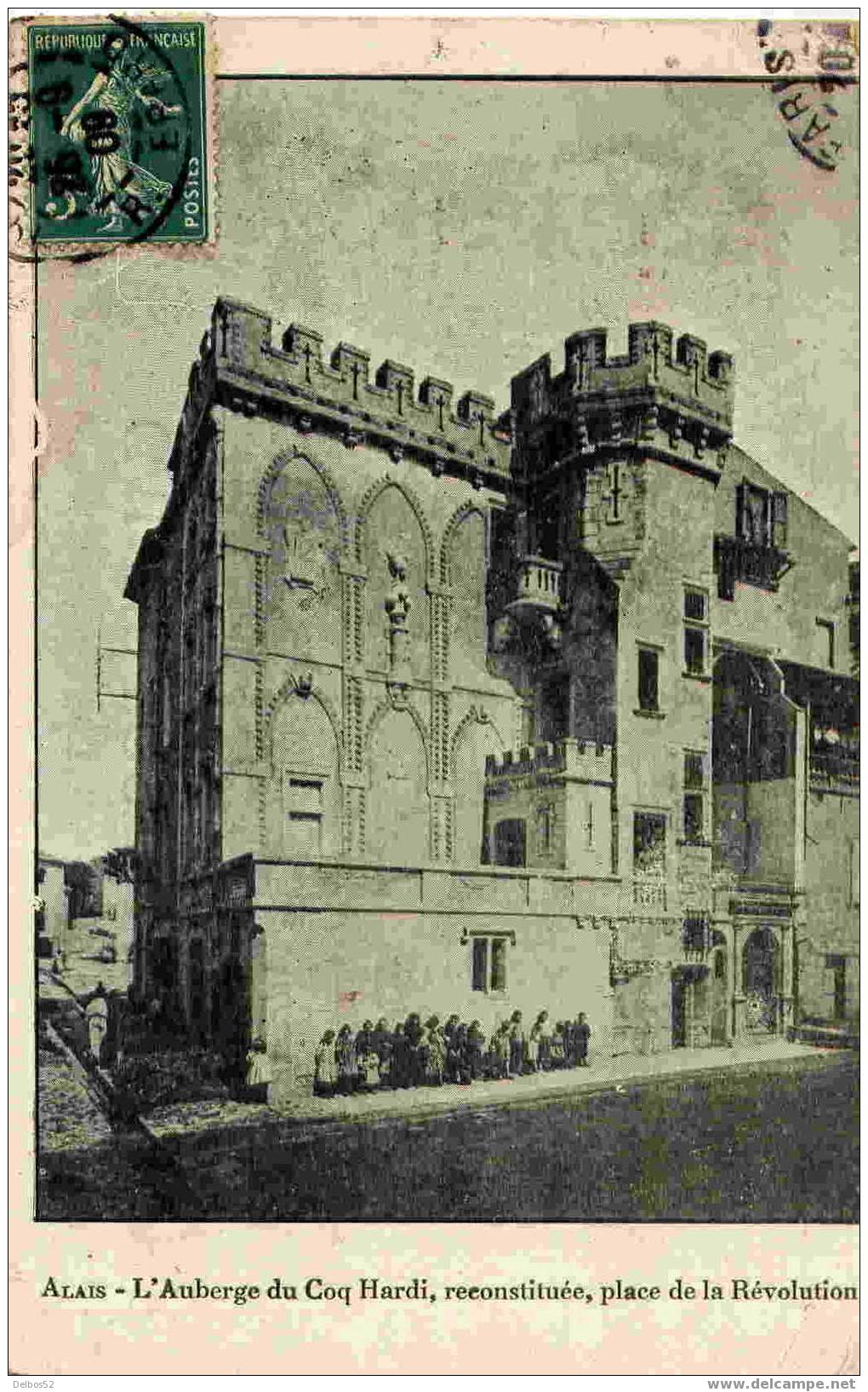 Alais (Alès) - L'Auberge Du Coq Hardi, Reconstituée, Place De La République - Alès