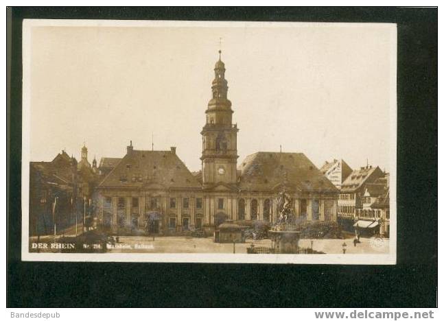 Carte Photo - Mannheim - Rathaus (Oranotypie A.G.) - Mannheim