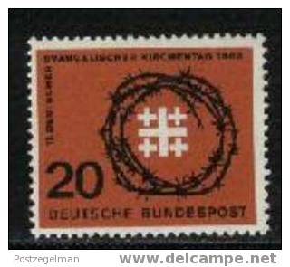 GERMANY 1963 Mint Hinged Stamp(s) Evangelic Church 405 #1493 - Unused Stamps