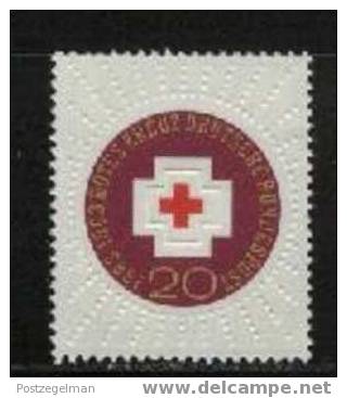 GERMANY 1963 Mint Hinged Stamp(s) Red Cross 400 #1491 - Unused Stamps