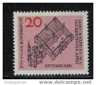 GERMANY 1964 Mint Hinged Stamp(s) Ottobeuren Abbey 428 #1497 - Unused Stamps