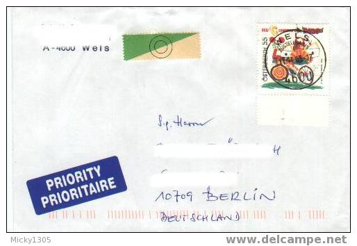 Österreich / Austria - Brief Echt Gelaufen / Cover Used (2661) - Lettres & Documents