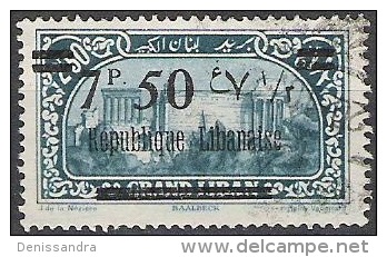 Liban 1928 Michel 100 O Cote (2007) 4.30 Euro Baalbek Cachet Rond - Used Stamps