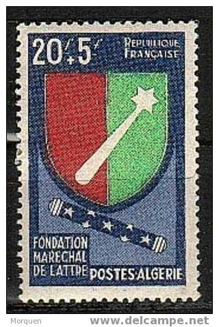 Sello ARGELIA , Fundation Marechal De LATTRE, Yvert Num 352 * - Unused Stamps