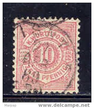 Germany, Wurttemberg, Yvert No 46 - Used