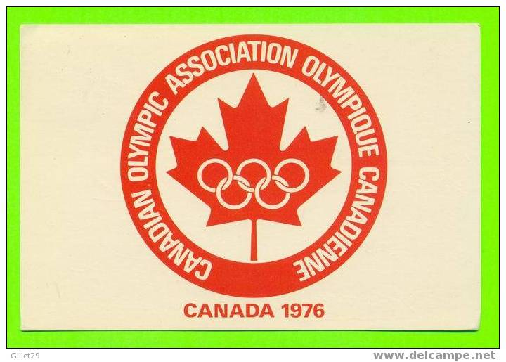 JEUX OLYMPIQUES, MONTRÉAL 1976 - ASSOCIATION OLYMPIQUE CANADIENNE - VOYAGÉE EN 1978 - - Jeux Olympiques