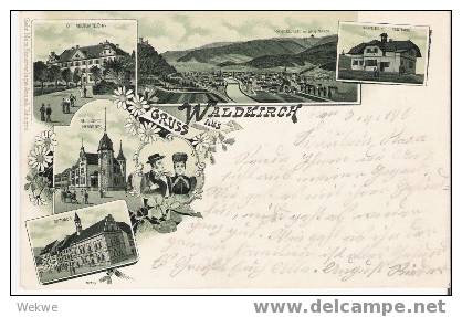 BW050/ Waldkirch -  Mehrere Teilansichten 1900 - Waldkirch
