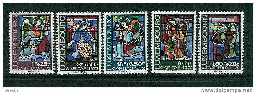 Luxembourg - 1972 - Y&T  803 à 807 ** (MNH) - Ungebraucht