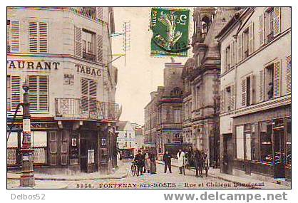 3358 - FONTENAY-AUX-ROSES - Rue Et Château Boucicaut - Fontenay Aux Roses