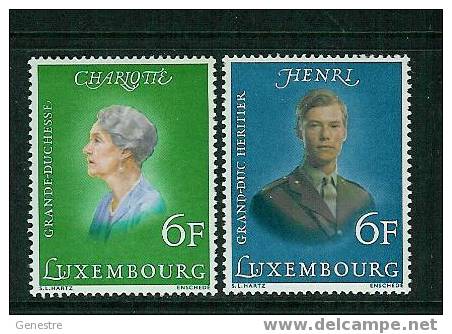 Luxembourg - 1976 - Y&T  872 à 873 ** (MNH) - Ungebraucht