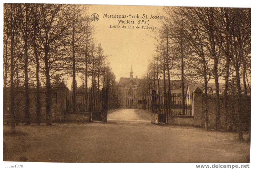 MAREDSOUS / ECOLE SAINT JOSEPH / METIERS D ART / ENTREE DU COTE DE L ABBAYE - Andenne