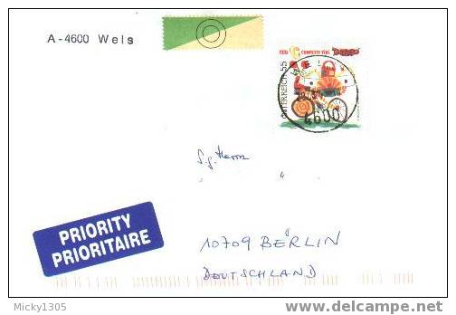 Österreich / Austria - Brief Echt Gelaufen / Cover Used (2794) - Storia Postale