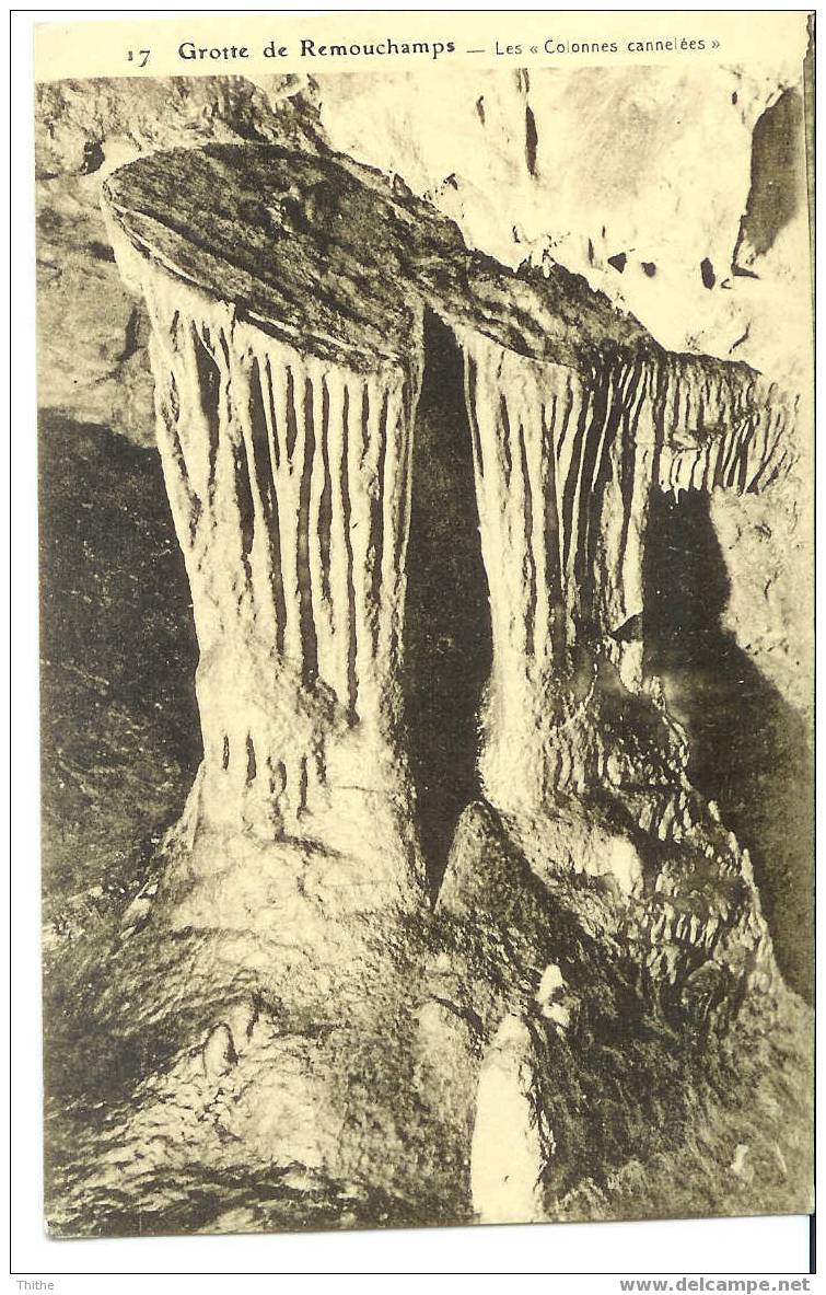 Grotte De REMOUCHAMPS Les Colonnes Cannelées (état Neuf) - Aywaille