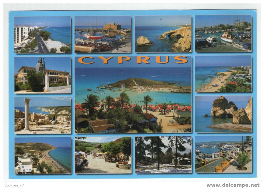 {29086} Chypre Cyprus , Multivues . Circulée En ?? - Chipre