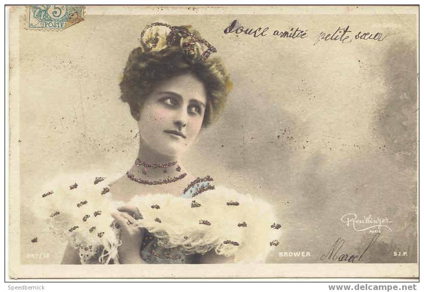 A471 Actrice Courtisane Théâtre BROWER . Photo Reutlinger SIP 847/18 - Artistes