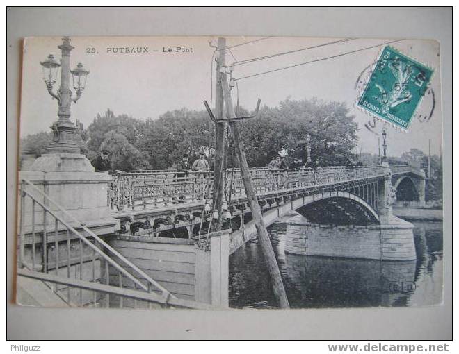 Carte Postale PUTEAUX 92 LE PONT 25 N°1 - Puteaux