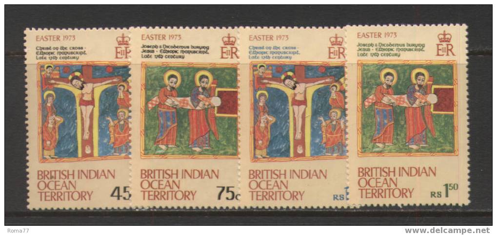 CI865 - BRITISH INDIAN OCEAN TERRITORY , N. 50/53  *** - Territoire Britannique De L'Océan Indien