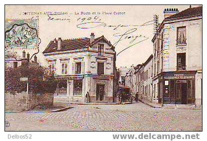 FONTENAY-AUX-ROSES - La Poste Et La Place Carnot - Fontenay Aux Roses