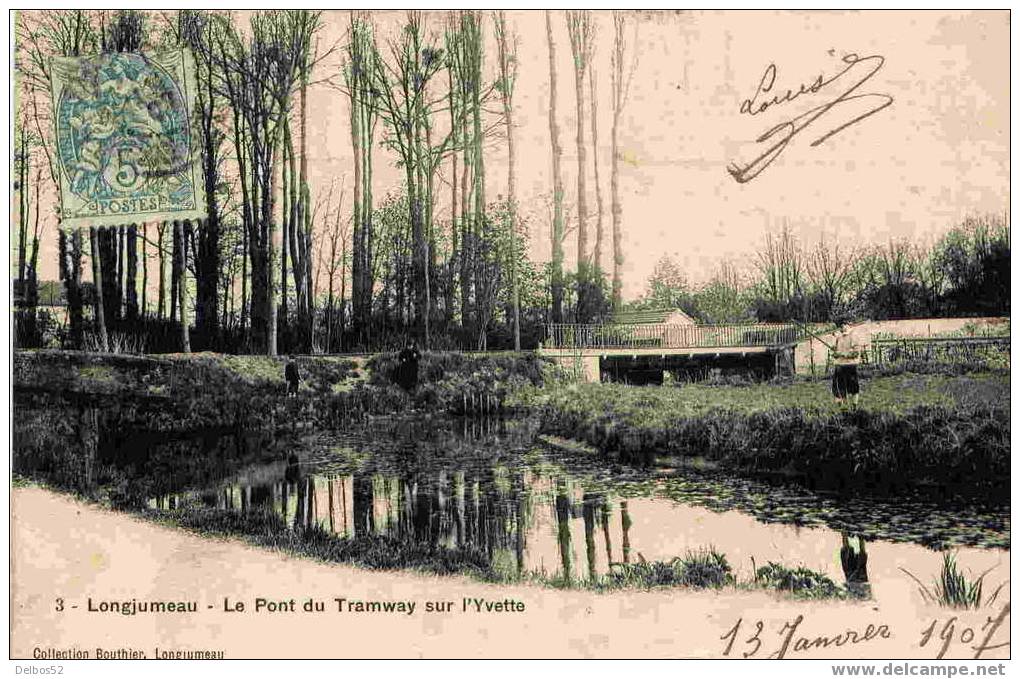 3.- Longjumeau - Le Pont Du Tramway Sur L'Yvette - Longjumeau