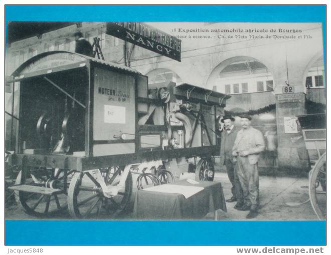 Tracteurs-- Bateusse -moteur à Essence-n°18 Exposition Automobile Agricole De Bourges------ Tres Belle Carte Rare - Traktoren