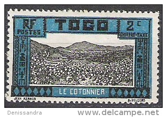 Togo 1925 Michel Taxe 9 Neuf * Cote (2001) 0.30 Euro Le Cotonnier - Neufs