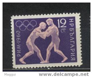 BULGARIE    N° 1025 **     Jo 1960     Lutte - Lutte