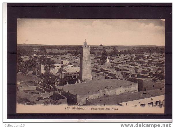 ALGERIE - Ouargla - Panorama Cote Nord - Ouargla