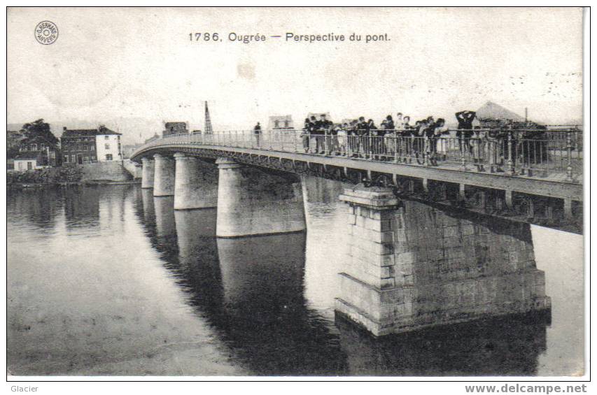1786  OUGRÉE  - Perspective Du Pont  -  Edit. Hermans Anvers - Seraing