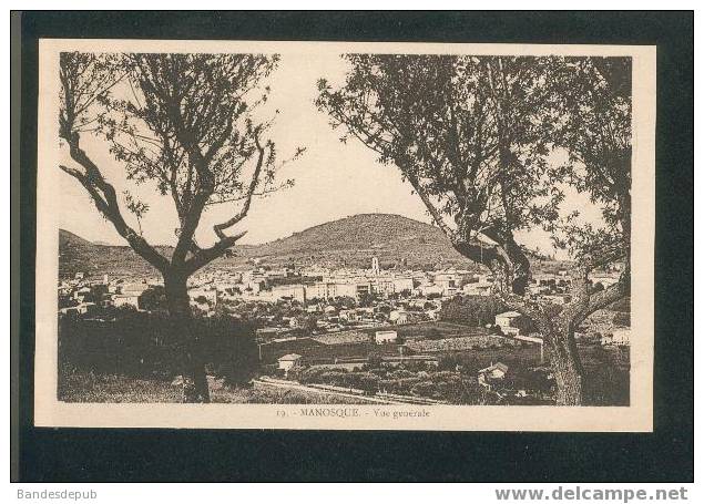 Manosque - Vue Générale (Fournier N°19) - Manosque