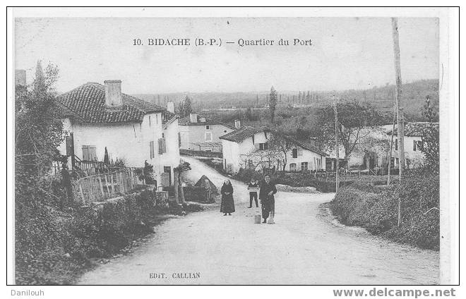 64 // PYRENEES ATLANTIQUES / BIDACHE / Quartier Du Port, Ed Callian / ANimee / N° 10 - Bidache