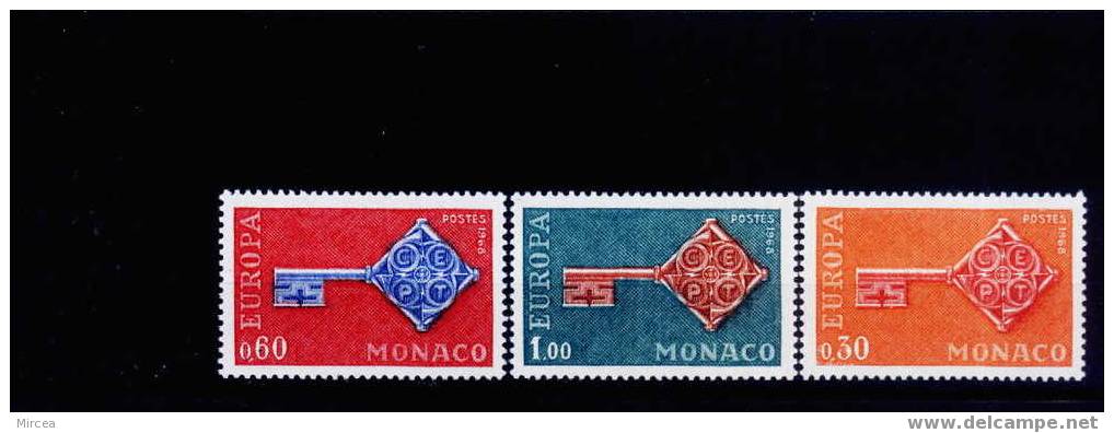 Monaco 1968 - Yv.no.749/51 Neufs** - 1968
