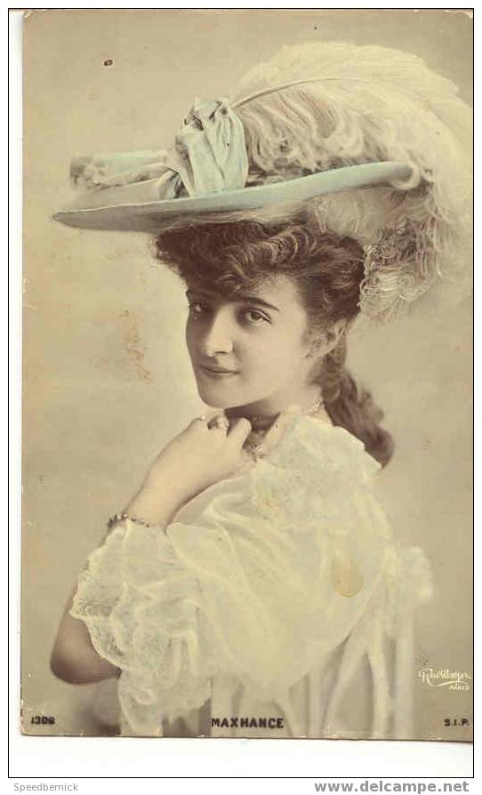 A742 Actrice Courtisane Théâtre MAXHANCE  Photo Reutlinger Paris SIP 1306 - Artistes