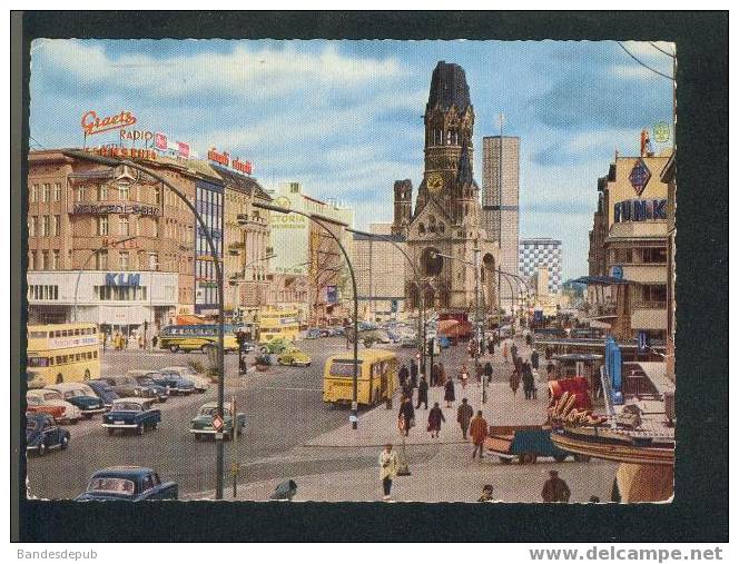 CPSM - Berlin - Kurfurstendamm (animée, Voitures Et Bus Anciens - 1964- , Kunst Und Bild) - Charlottenburg