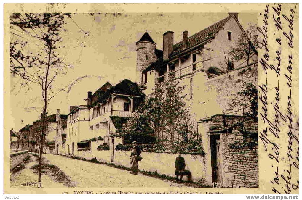 177.- Noyers - L'Ancien Hospice Sur Les Bords Du Serein - Noyers Sur Serein