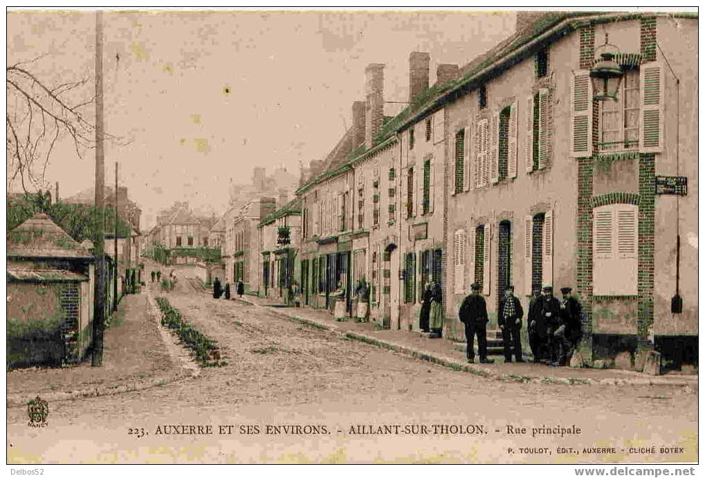 223.- Auxerre Et Ses Environs - Aillant-sur-Tholon - Rue Principale - Aillant Sur Tholon