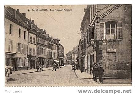 CPA 57 SAINT AVOLD - Rue Président Poincaré - Saint-Avold