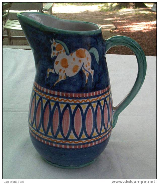 Vietri Pitcher - Pichet Kruik - CR 182 - Vietri (ITA)