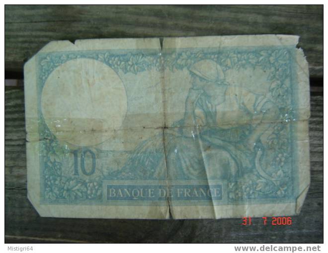 ANCIEN BILLET  10 FRANCS  19 /10/1926 AU - 10 F 1916-1942 ''Minerve''