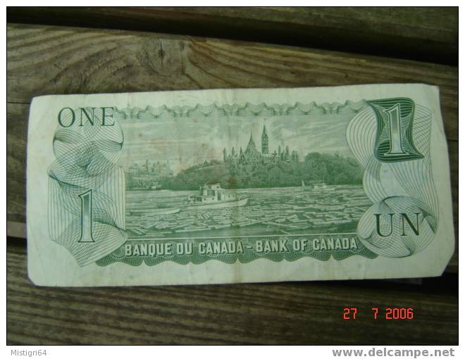 ANCIEN BILLET  1 DOLLAR CANADA 1973 - Canada