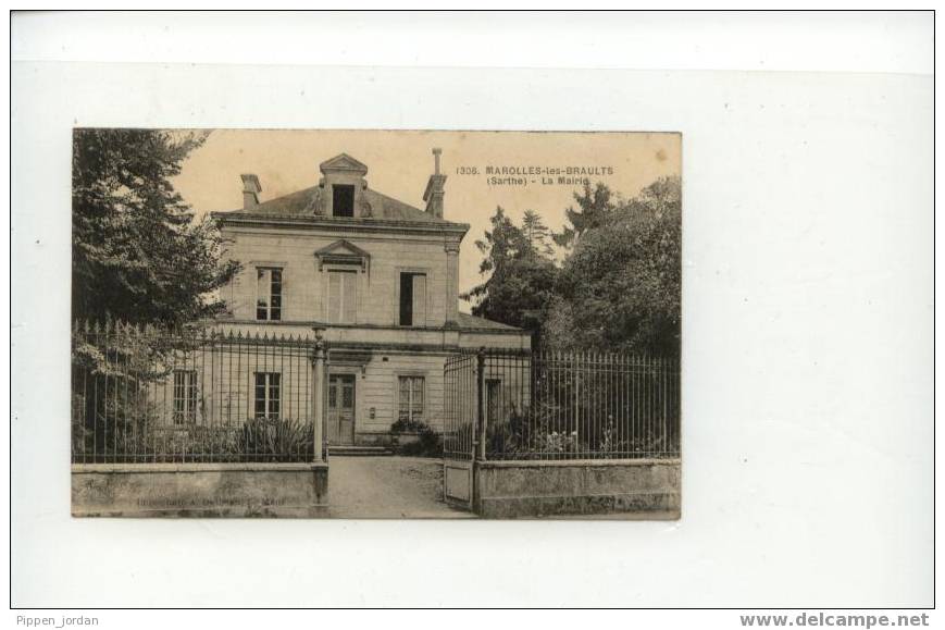 72 MAROLLES LES BRAULTS * La Mairie *BELLE CARTE - Marolles-les-Braults