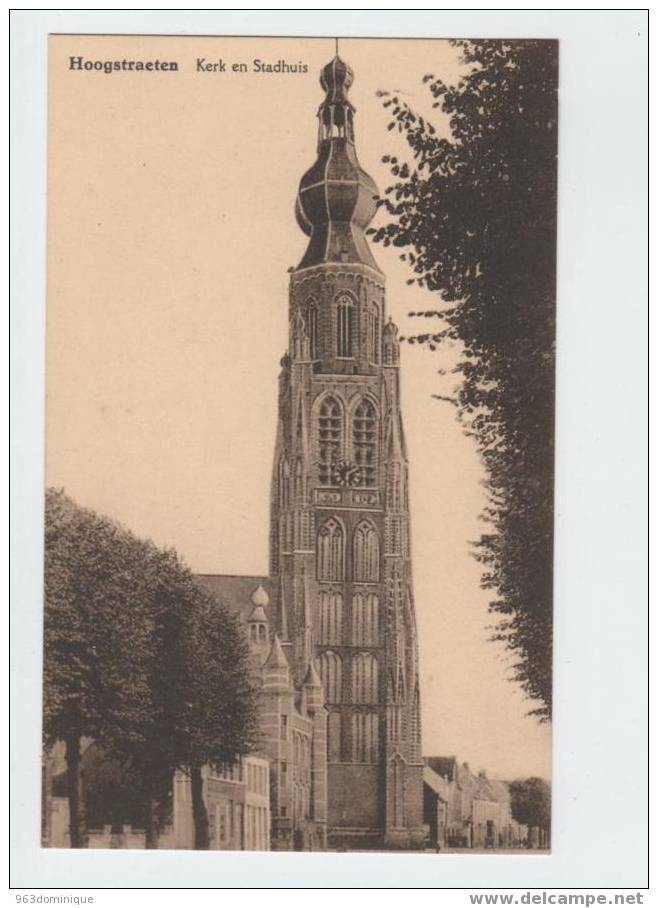 Hoogstraeten - Hoogstraten Kerk En Stadhuis - Hoogstraten